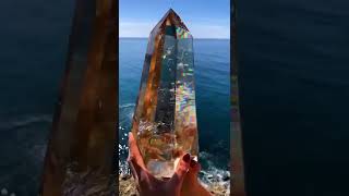 Huge clear crystal