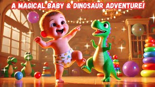 🎵🦖 Dance with Dino: A Magical Baby \u0026 Dinosaur Adventure! 🎶✨