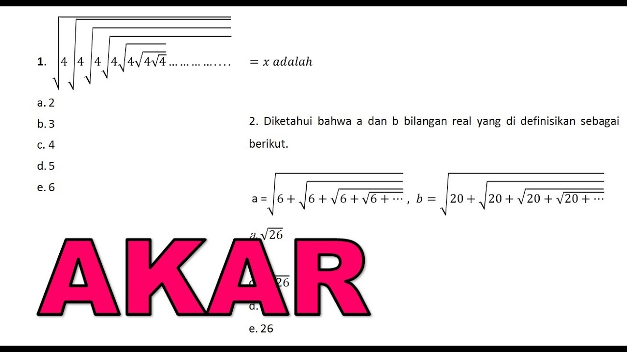 Contoh Soal Skb Guru Matematika Terbaru