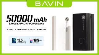 BAVIN PC068 50000mAh PowerBank Large battery Capacity, Battery High Quality Built-in Flashlight