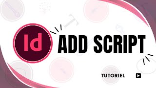 how to add script to indesign