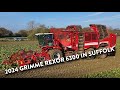 4Kᵁᴴᴰ November 2024: Wickham Beet Group's 2024 Grimme Rexor 6300 beet harvester working in Parham.