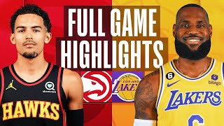 LA LAKERS vs HAWKS Full Game Highlights | Dec 30 | 2022-23 NBA Regular Season