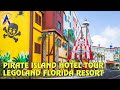 Pirate Island Hotel tour - play areas, restaurant, pool at Legoland Florida Resort