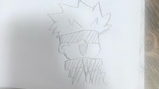 How to draw Gojo|step by step/jujutsu kaisen/easy#anime#drawing#jujutsukaisen ￼