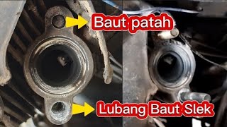 TUTORIAL ‼️ CARA MELEPAS BAUT KNALPOT YANG PATAH