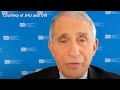 Dr. Fauci discusses coronavirus vaccine with Johns Hopkins and U of Washington