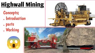 Highwall mining in Indian mining system| Working mechanism, parts, safety features | Mining Mantra