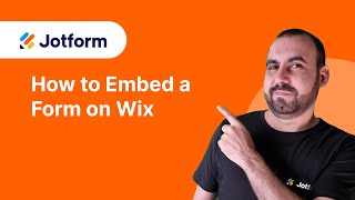 How to embed a form on Wix - Jotform tutorial