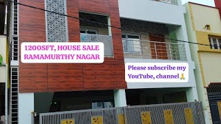 1200sq (G+2) floor House sale Near Ramamurthy nagar Bangalore. Con. 9901972291