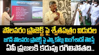 పోలవరం పేరుతో కోట్లు మింగేసిన జగన్ ! Chandrababu will be Releasing White Paper on Polavaram Project