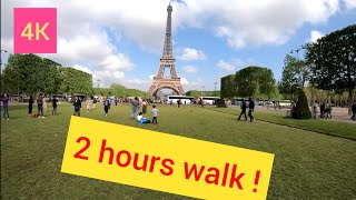 ⁴ᴷ Paris morning walk 🇫🇷 streets, Architecture and baguette 4K