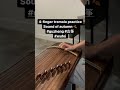 4 finger chorus guzheng 古筝 4指摇。练琴，永远是那么美好。