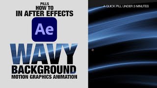 How to Create a Wavy Background in After Effects (Under 3 Minutes!) Tutorial + Free Preset