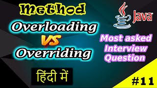 Java Method OVERLOADING vs OVERRIDING | Most Asked interview questions | Code Myth