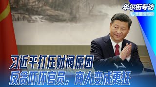 习近平打压财阀的真实原因，反腐败吓坏官员，商人一度变成更狂：王健林定个小目标，马云训斥政府；美国资本控制权力，中国权力控制资本｜华尔街专访 （冯胜平、孙昌国）