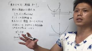 数学Ⅲ 頂点や中心が原点に無い放物線楕円双曲線を求める