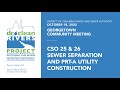 DC Water Clean Rivers Project – CSO 25 & 26 Sewer Separation and PRT-A Utility Construction