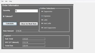 How to Create an Ordering Systems In Visual Basic .NET
