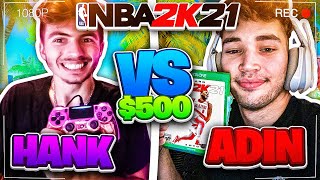 HankDaTank goes against Adin in $500 Wager in NBA 2K21 (WHO IS THE BEST GUARD?) - NBA 2K21 BO7 WAGER