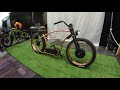 evc 1 of 1 custom copper plated beach cruiser e bike with dual electric hub motors