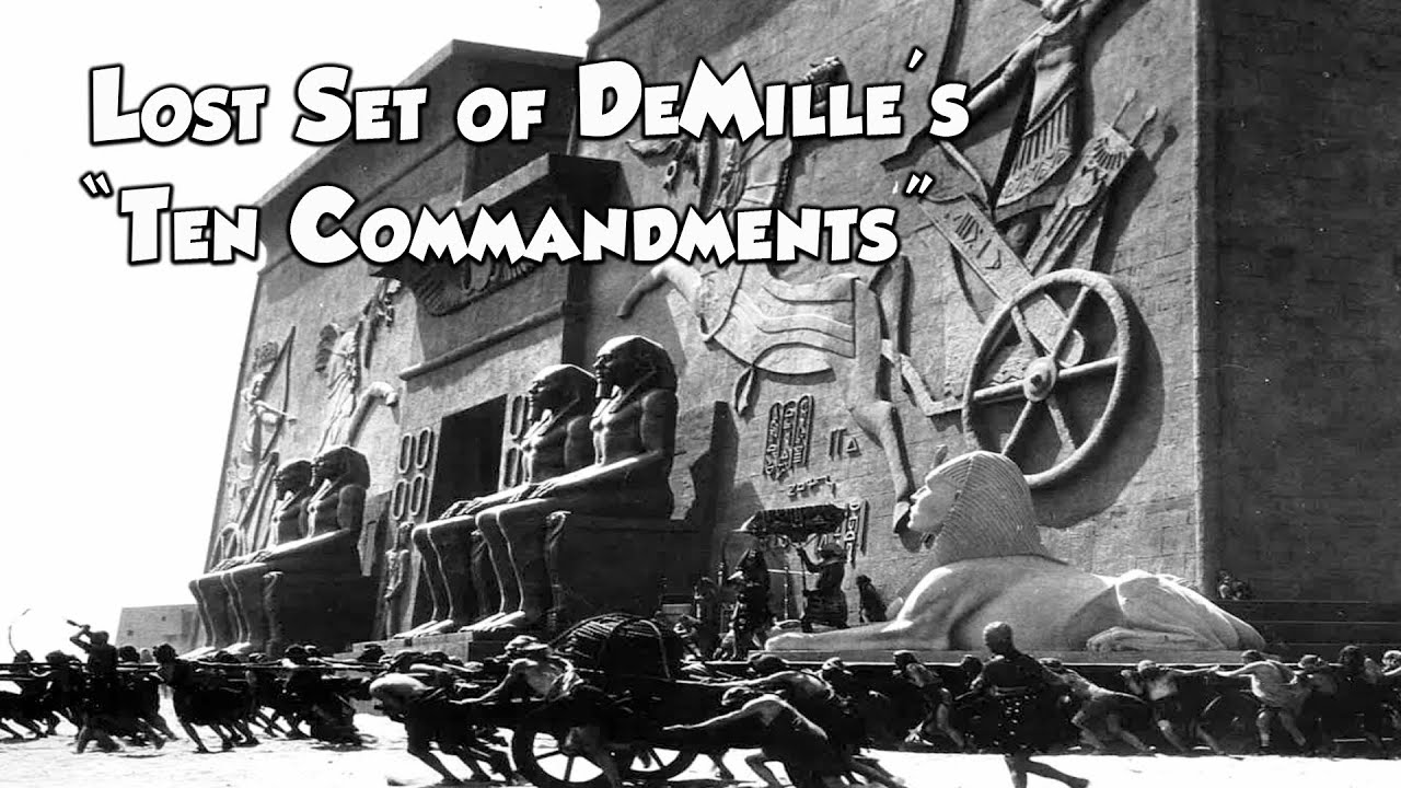 The LOST SETS Of Cecil B. DeMille's "TEN COMMANDMENTS" - YouTube