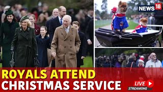 Christmas 2024 LIVE | King Charles And Family Arrive For Christmas Day Service In Sandringham | N18G