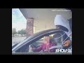 Raw video: Man robs woman at knifepoint at drive-thru ATM in northwest Houston