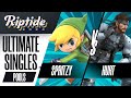 Spritzy (Toon Link/Ness) vs Hurt (Snake) - Riptide 2024 - Ultimate Singles - R2 Pools