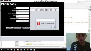 Phonebook Management Simple Java Program using Netbeans and Mysql