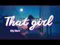 That girl | (Lyrics Engsub) | Olly Murs | Muceat Music