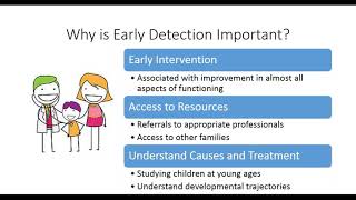 Early Detection \u0026 Diagnosis of ASD: What should you look for and what to do if you have concerns.