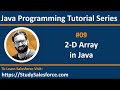 09 Java 2 D Array - Learn Java Programming Language by Sanjay Gupta in English