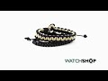 Icon Brand Jewellery Men's Base metal Combo Bracelet Set (LE1215-BR-COM-BLK)