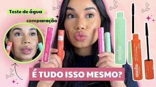 TESTANDO *TODAS* as MÁSCARA DE CÍLIOS Peel OFF Melu By RUBY ROSE - challenge, like it e selfie