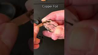 Applying Copper Foil For Soft Soldering #softsoldering #solderingironjewelry #LauraBethLovejewelry