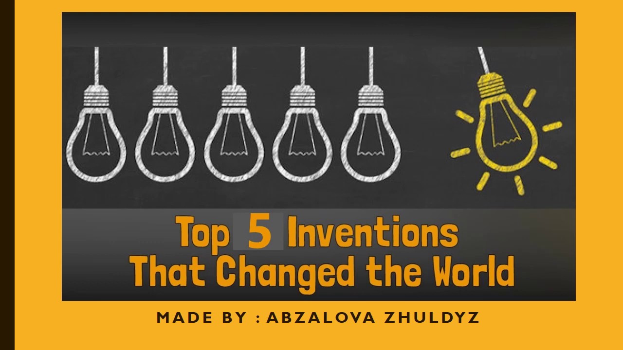 TOP 5 Inventions That Changed The World - YouTube