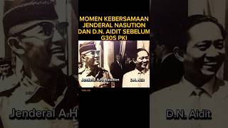 Moments of Togetherness between General Nasution and DN Aidit Before G30S PKI #shorts