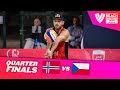 Mol, A./Sørum, C. vs. Perusic/Schweiner - Quarter Finals Highlights Doha 2024 #BeachProTour