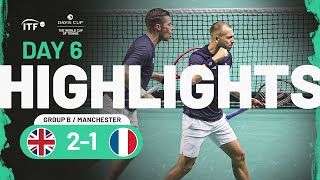 Highlights: Great Britain v France | Davis Cup 2023