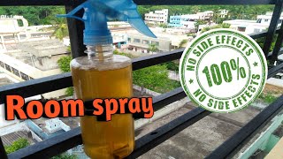 How to make natural  room spray at home|రూమ్ స్ప్రే|in telugu|by nischal