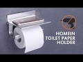 Homein - How to install the Toilet Paper Holder of Homein