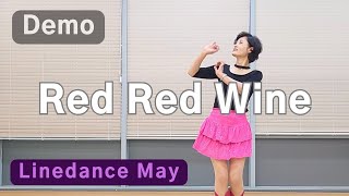 Red Red Wine Line Dance (Beginner) - Demo