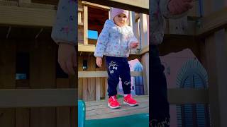 Anastasia Find Something on PlayGround #shorts #fyp #reels #baby #cute #babygirl #girl #park #play