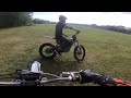 et time et electric moto bike cross offroad first ride in bavarian nature no 2