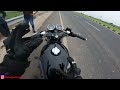 cbr 650r vs gt650 drag race 😱 top end drag race 🥵