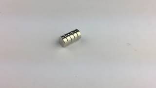 Neodymium Magnet N35 D8x5mm Nickel Coating