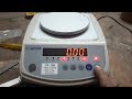 Calibration Process of Aczet Cg1202 Jewellery Balance 1200g