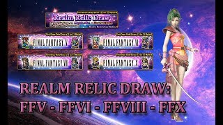 [FFRK] Realm Relic Draw (2): V - VI - VIII - X #180