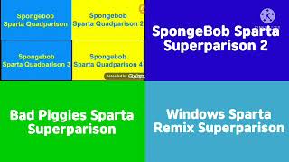 SpongeBob vs. Bad Piggies vs. Windows Ultimate Quadparison